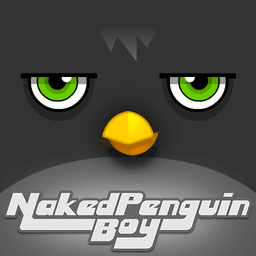 Голый мальчик-пингвин