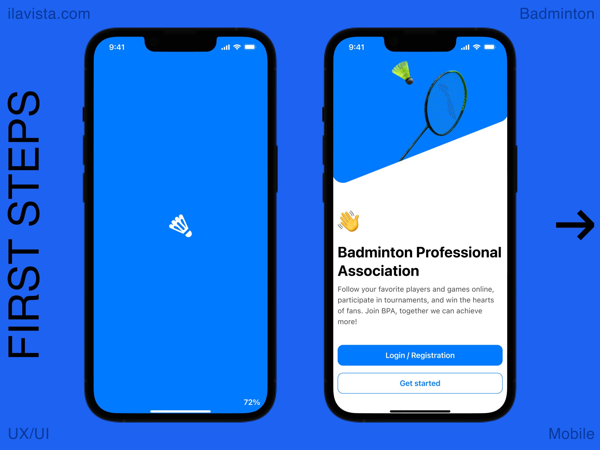 Платформа и приложение для ассоциации бадминтона.