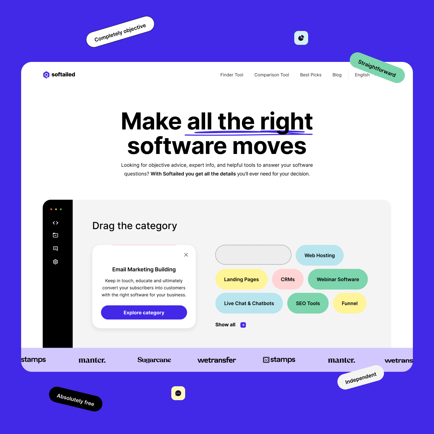 Платформа для поиска ПО Softailed