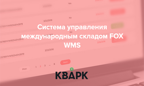 Система управления международным складом FOX WMS