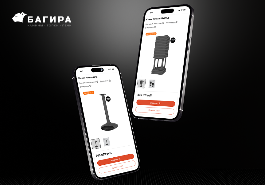 Разработка интернет-магазина для компании «Багира»