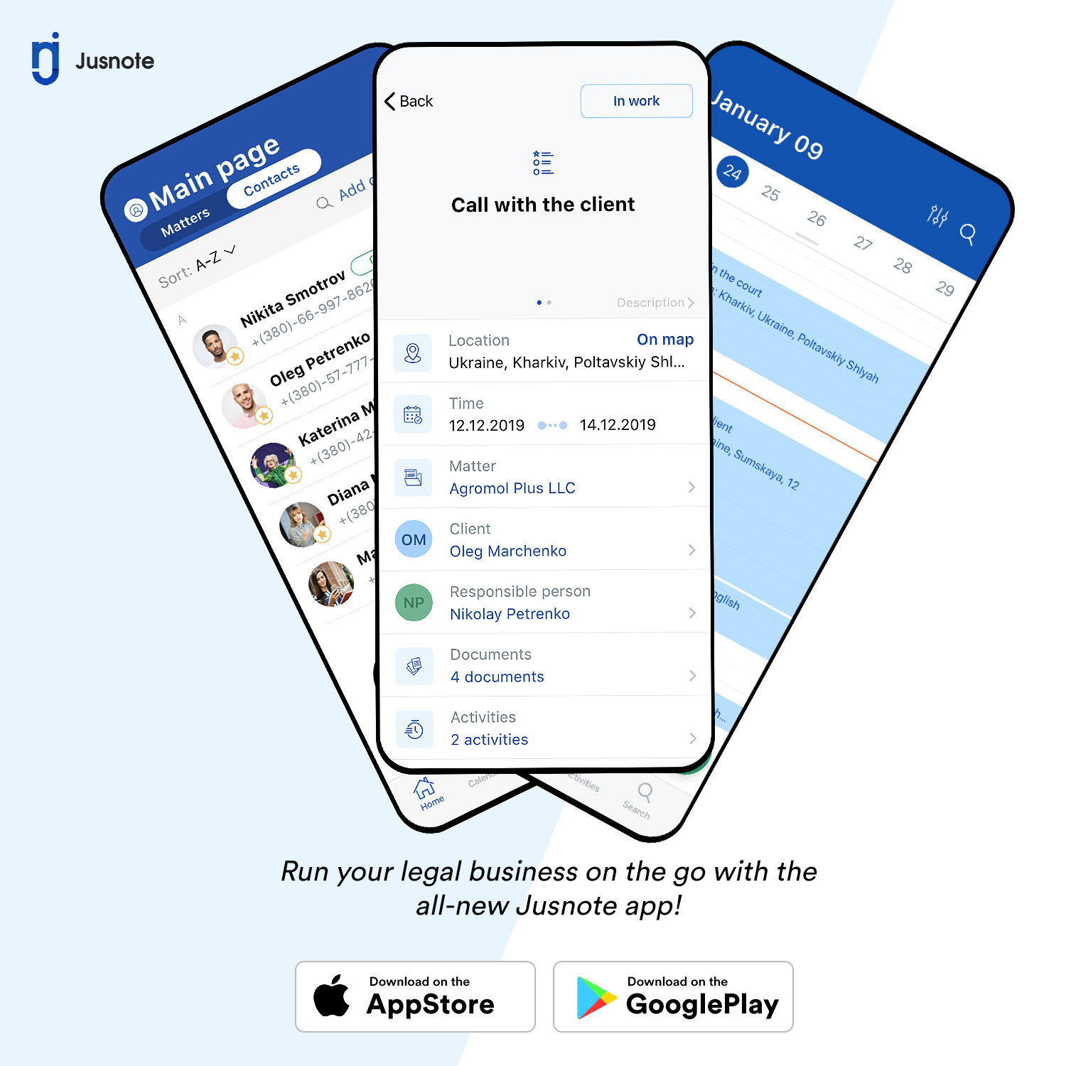 Jusnote App - Run Your Legal Business On The Go