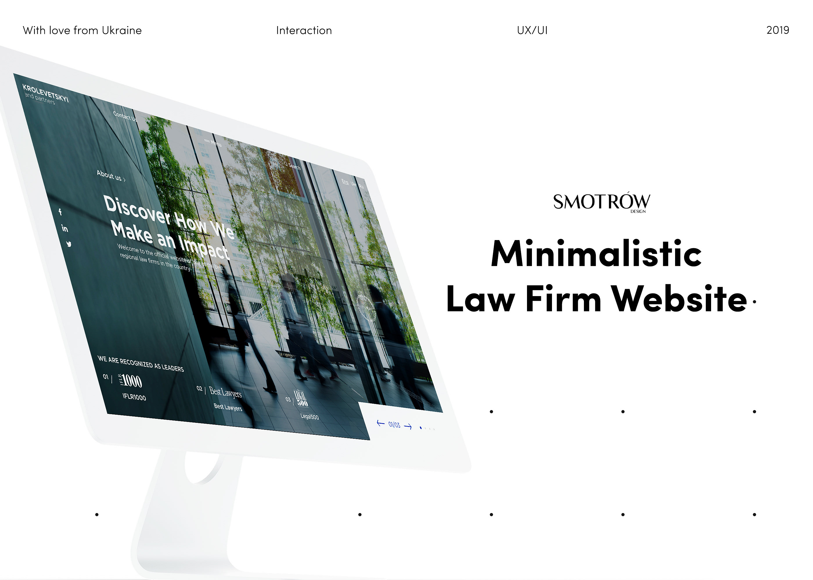 Minimalistic Law Firm Website | 2019