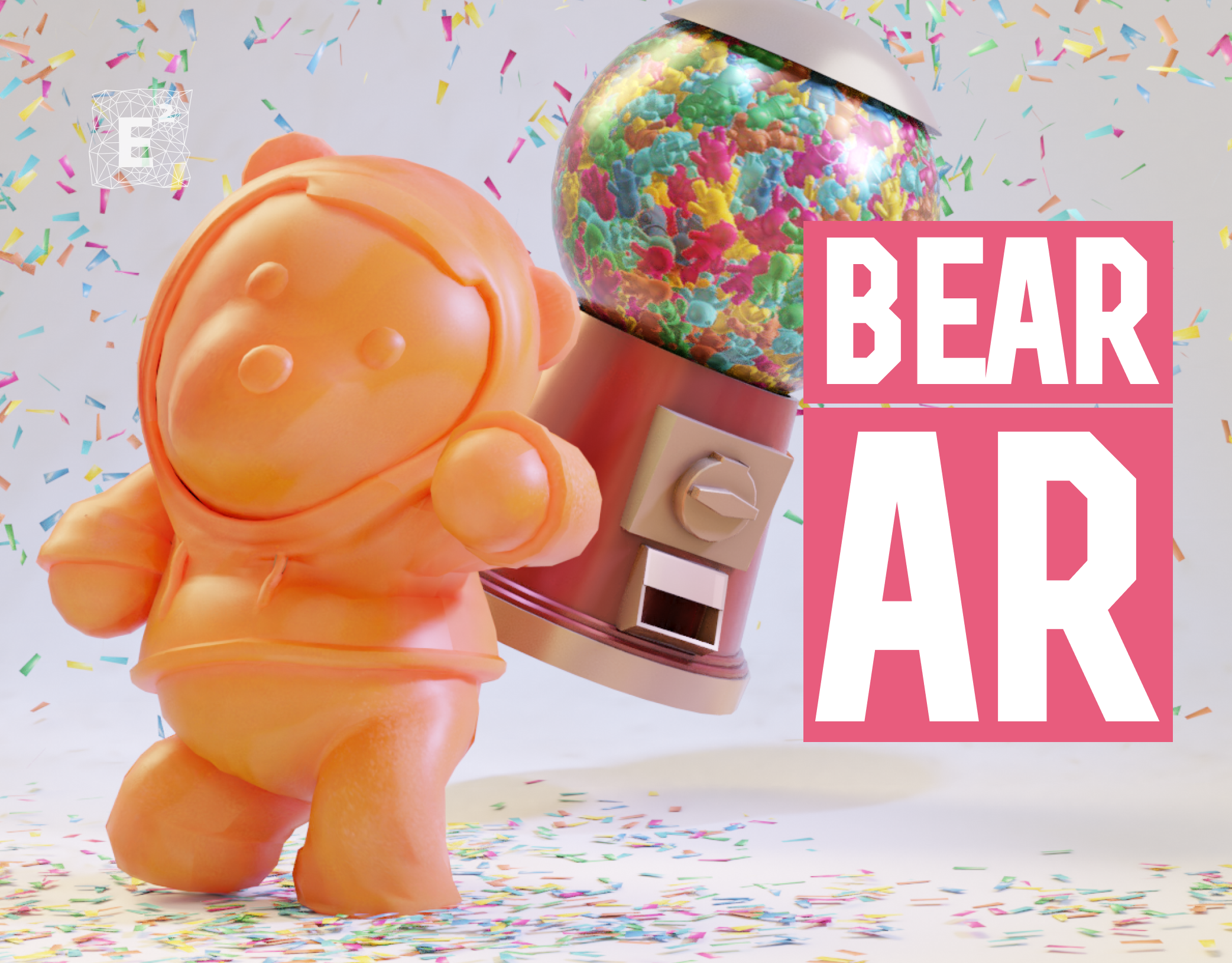 AR bear for Ozunas song promotion