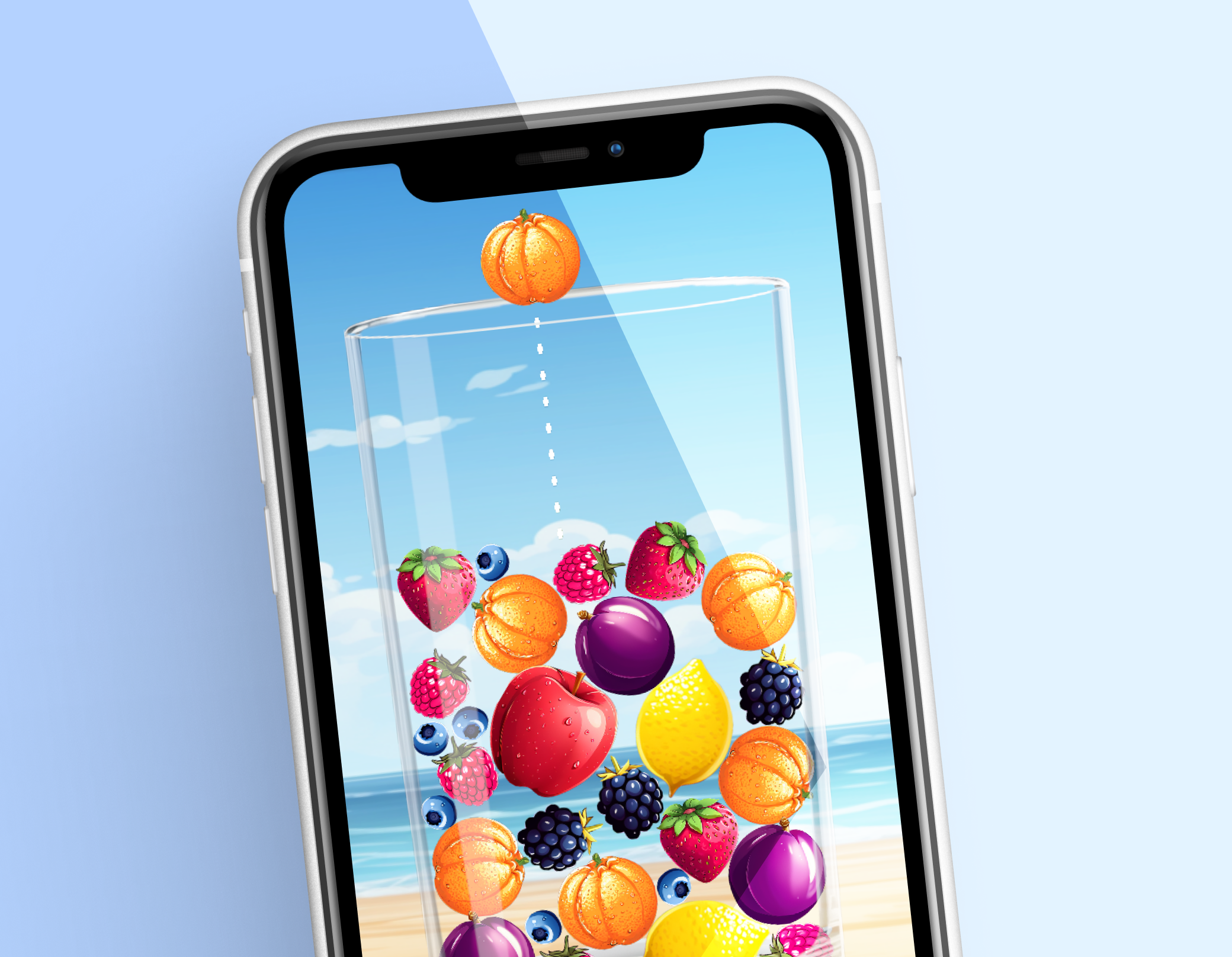 Создание игры Fruit Mix для издательства мобильных игр