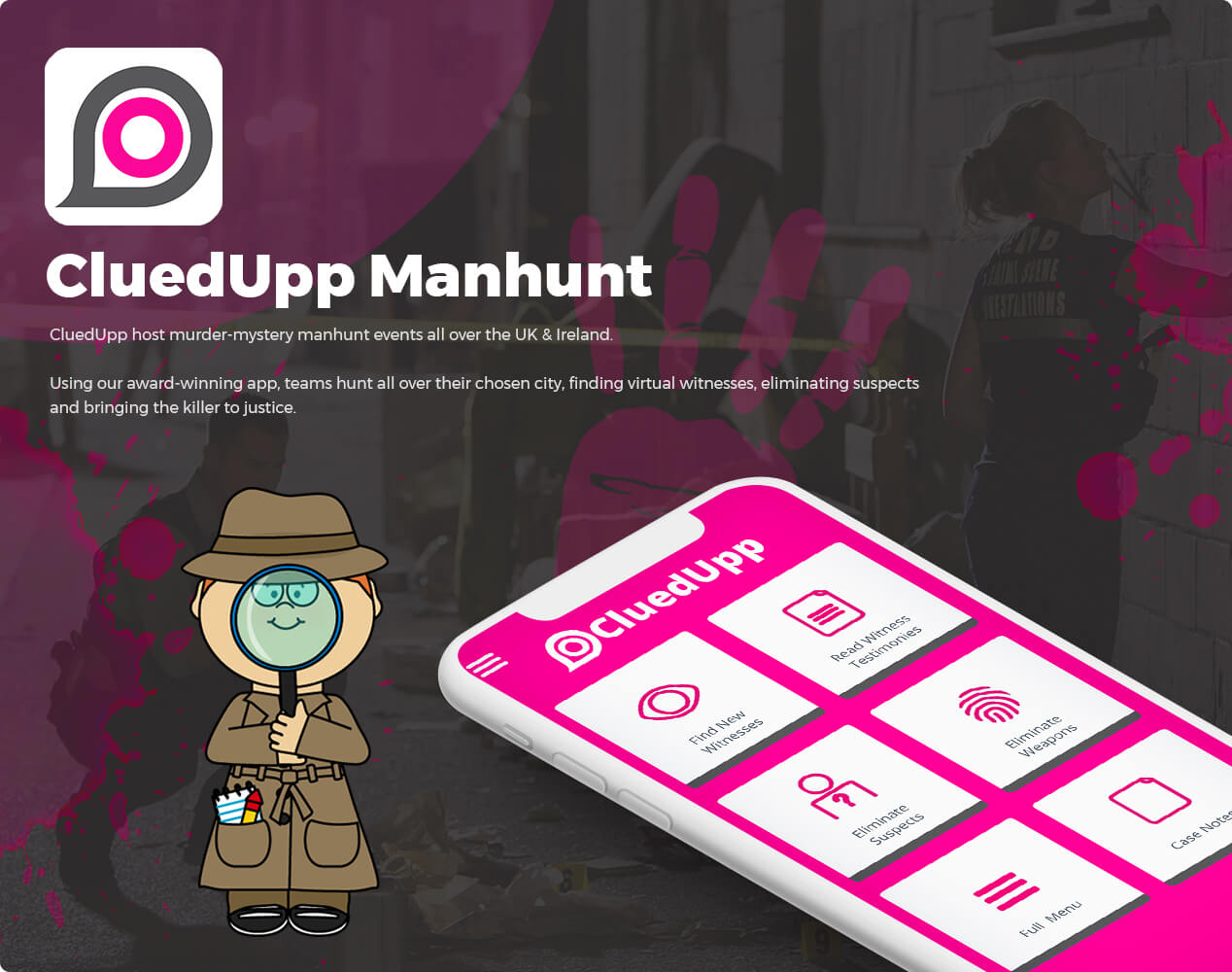 CLUEDUPP MANHUNT