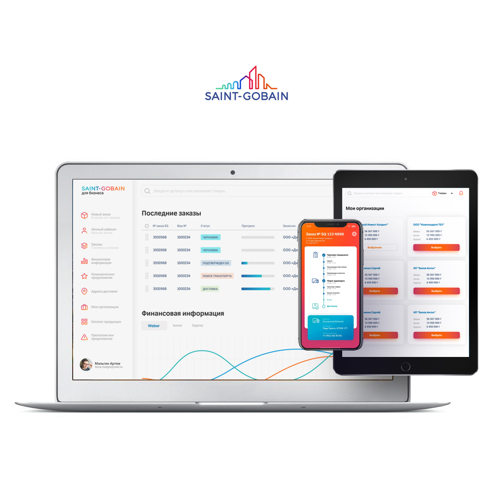 Saint Gobain b2b Magento