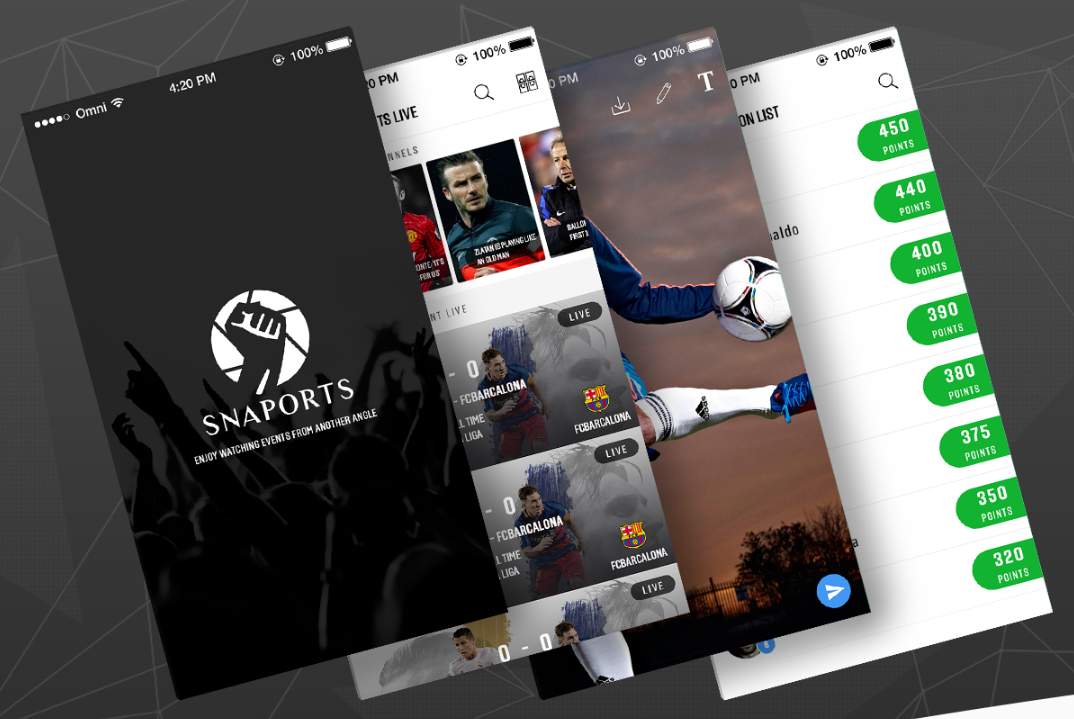 Sports Social Media App for iPhone